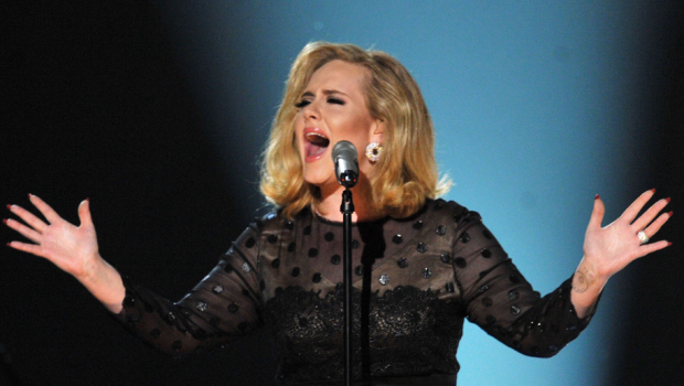 Adele Performing at the 2012 Grammy Awards